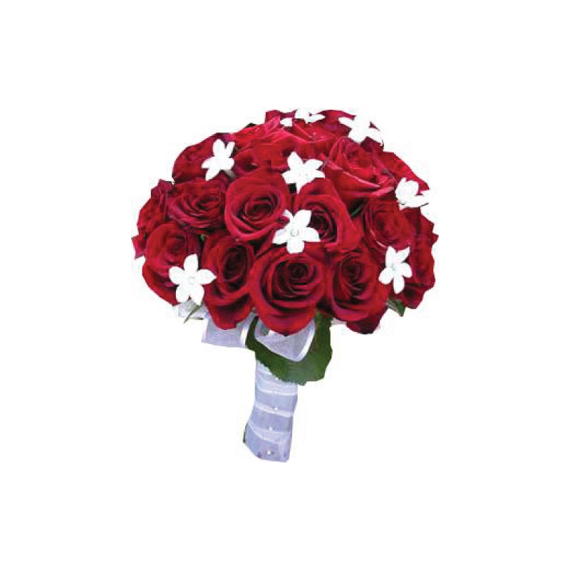 Ramo de Novia: Rosas Rojas – Flores y detalles el Olivar